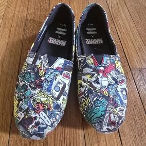 Toms Marvel Comic Flats - Multicolor